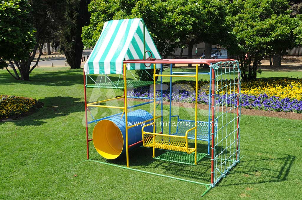 Junior Jungle Gym With 4 Seater Doubleswing 